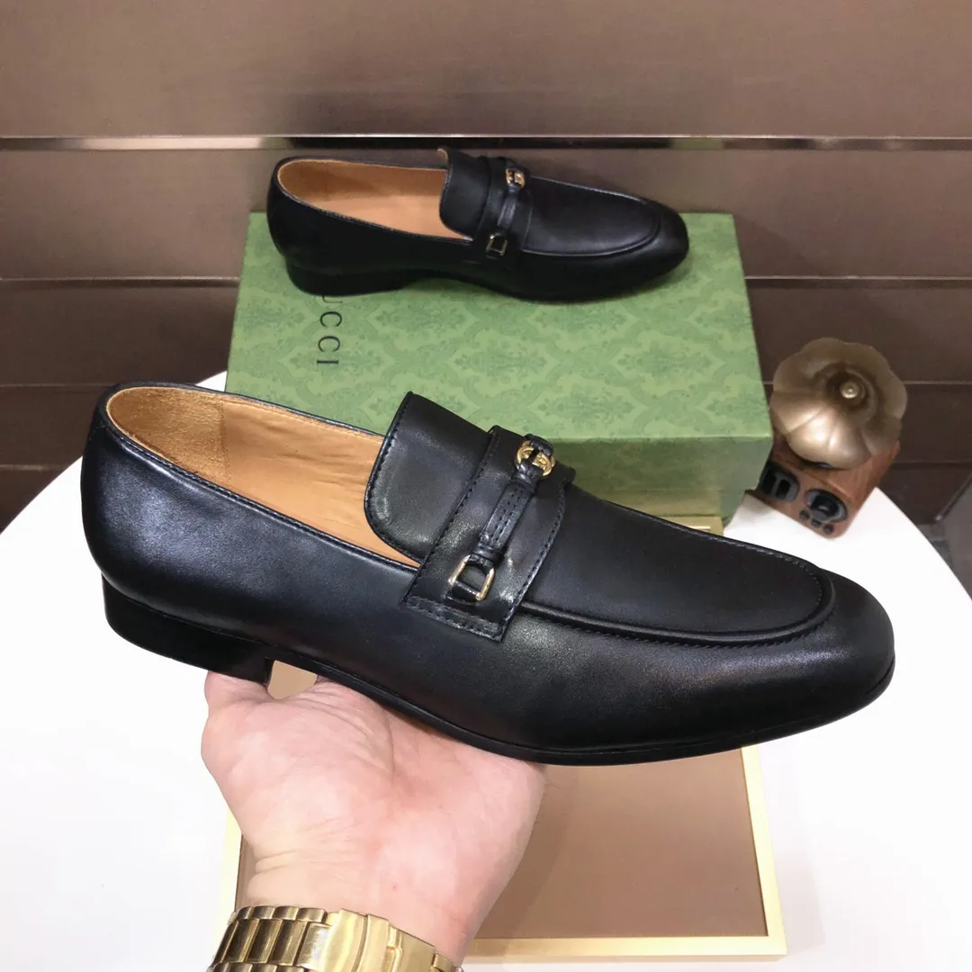 Men's shoes 💰580💰[GUCCI—Gucci] The latest high-end version of Gucci. Official website new model. Available at the same time at counters, the uppers are made of original cowhide imported from Italy/matched with the original special material splicing design concept; "highlight, high-end, grade, extravagance" and exquisite workmanship (original mesh fabric) sole: original factory special outsole size (38-45) (custom-made 45 non-returnable)